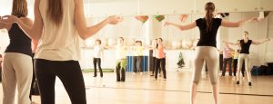 Dance class at the John Godber Centre