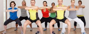 Exercise class at the John Godber Centre