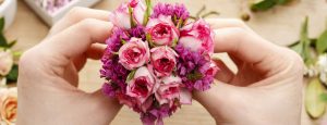 Flower arranging at the John Godber Centre