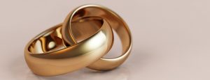 Wedding rings at the John Godber Centre