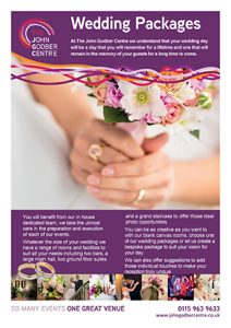 The John Godber Centre Wedding Brochure