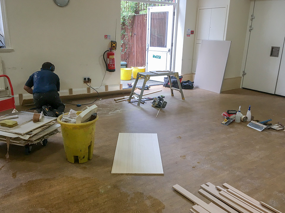 Refurbishment of the Byron Suite at the John Godber Centre