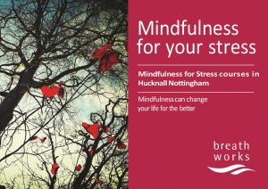 Mindfulness course leaflet front