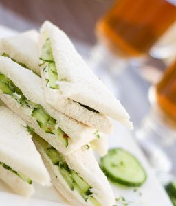 Afternoon Tea sandwiches at the John Godber Centre, Hucknall, Notts