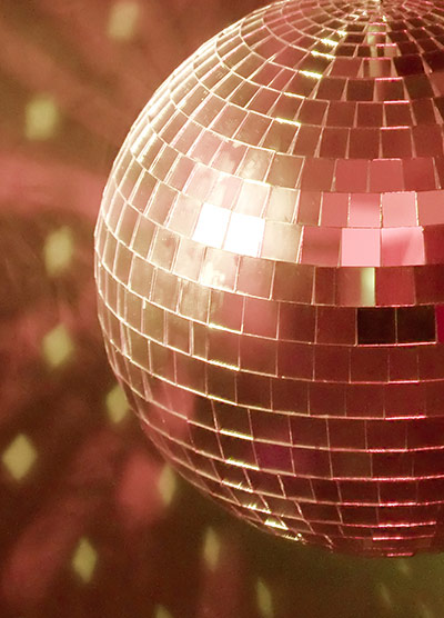 Glitter Ball for a celebration party at the John Godber Centre, Hucknall