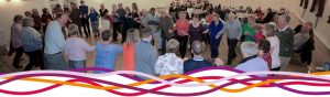 Harvest Festival event in the Portland room (main hall) at the John Godber Centre, Hucknall