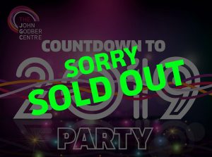 New Year's eve countdown party SOLD OUT graphic