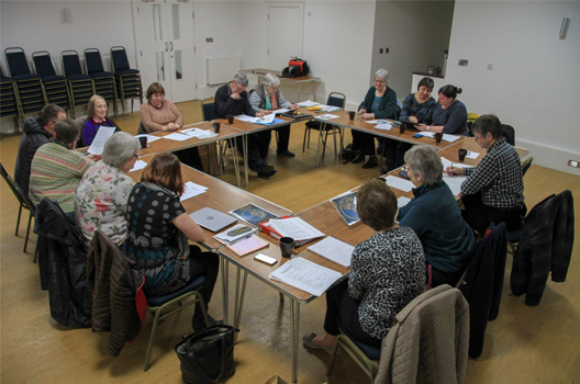 District Church Council meeting in the Byron room at the John Godber Centre, Hucknall
