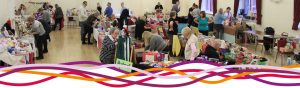 Christmas Fair stalls in the main hall, 2017