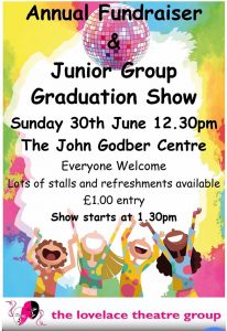 Lovelace Theatre Group Junior Group Graduation Show poster 2019