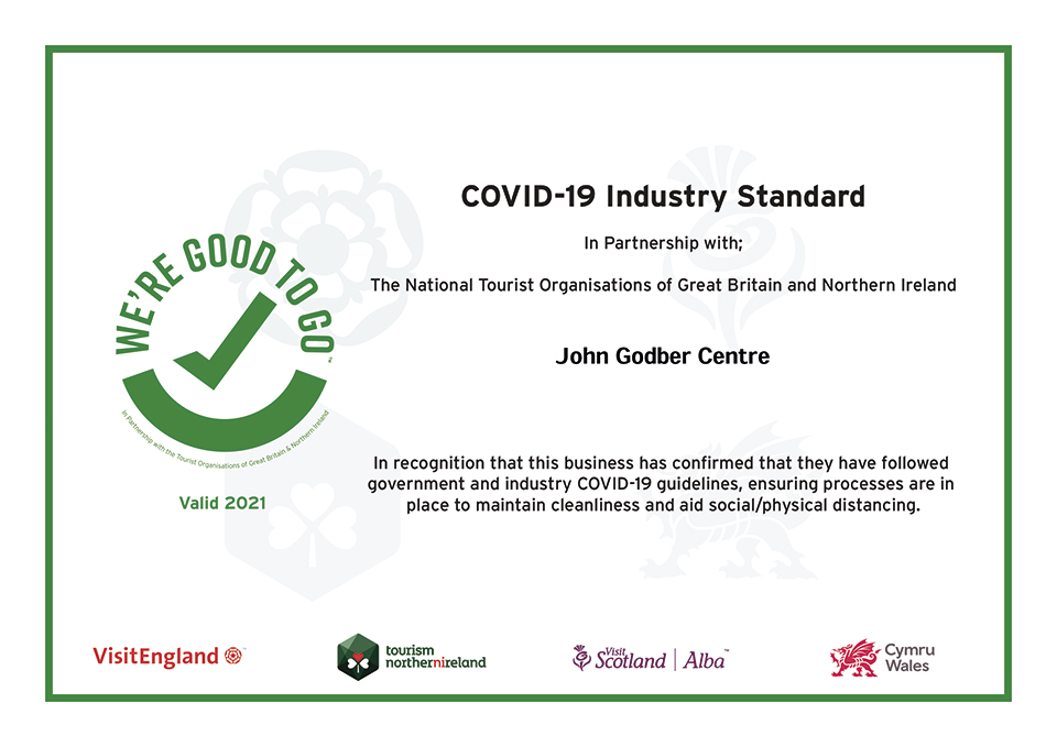 We're Good To Go certificate 2021