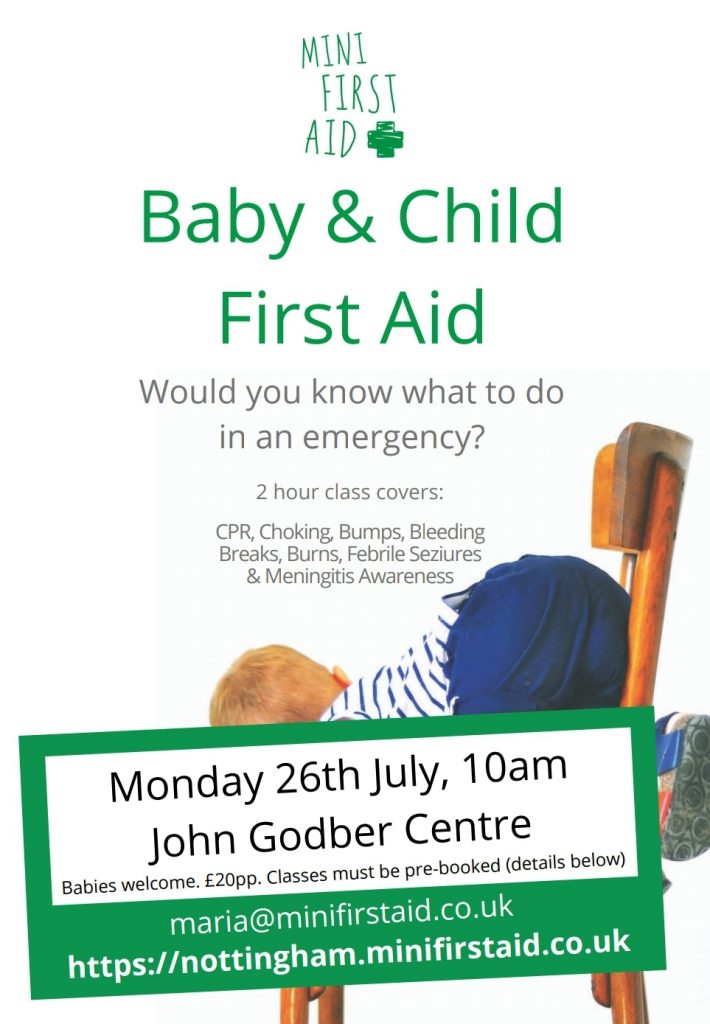Baby and Child First Aid The John Godber Centre