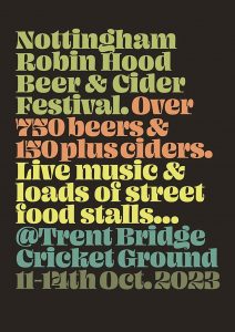 Nottingham Robin Hood Beer & Cider Festival 2023