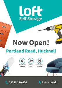 Loft Self-Storage Hucknall advertisement