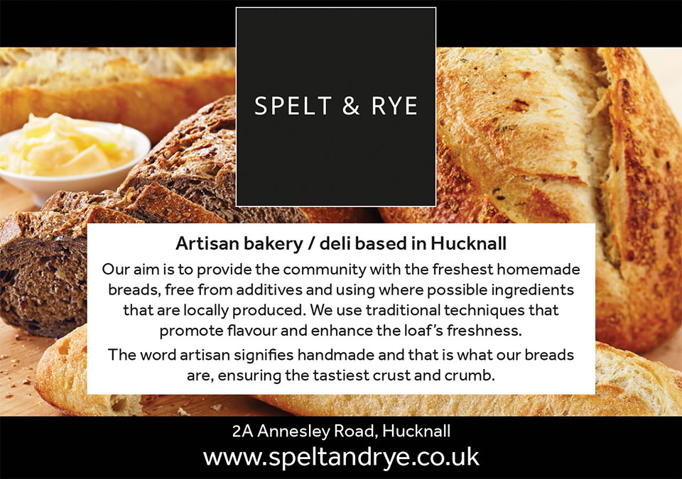 Spelt & Rye Hucknall advertisement