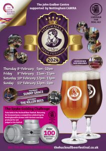 2024 Hucknall Beer Festival programme