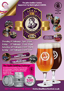2024 Hucknall Beer Festival programme