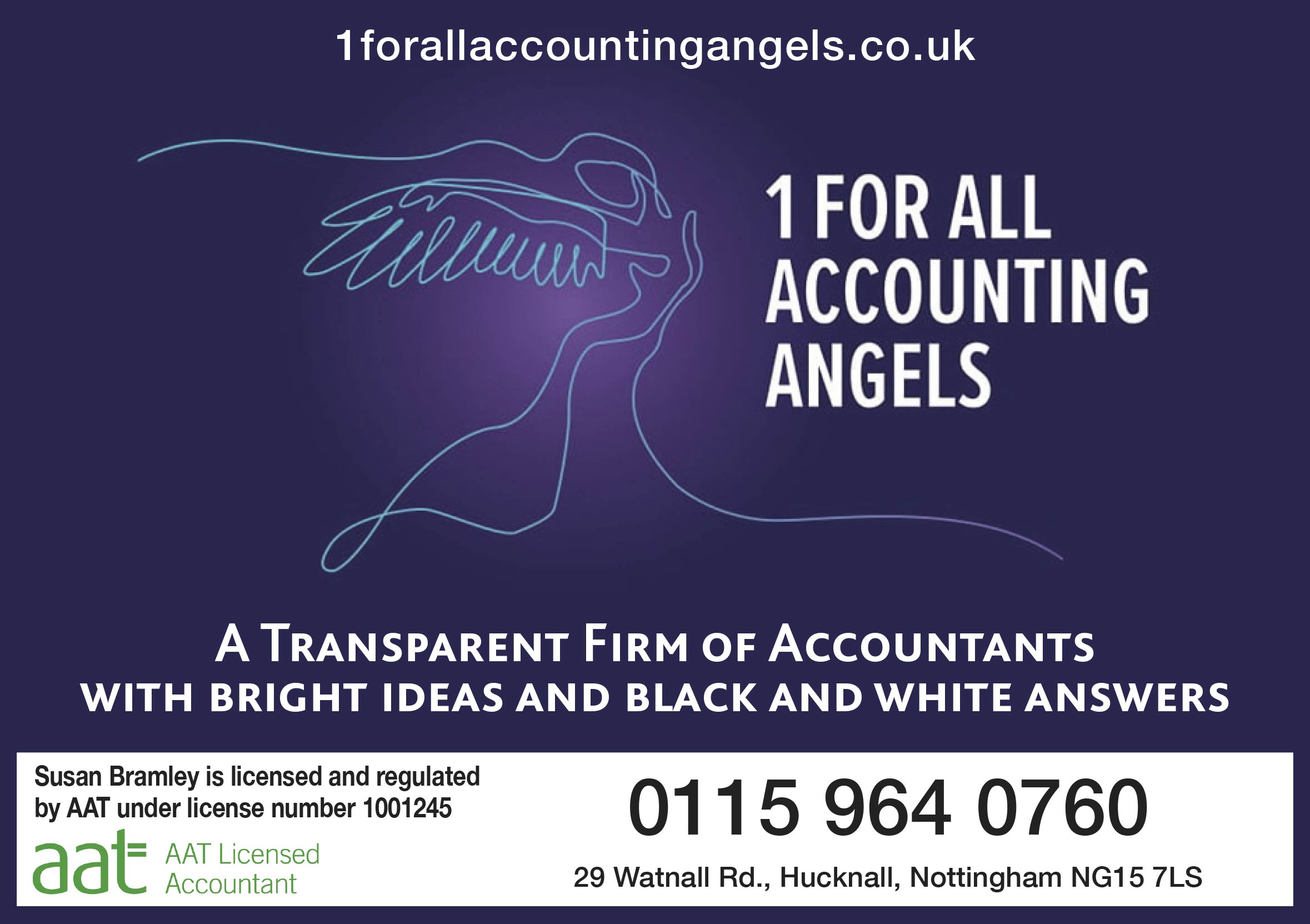 1 For All Accounting Angels Hucknall sponsor ad