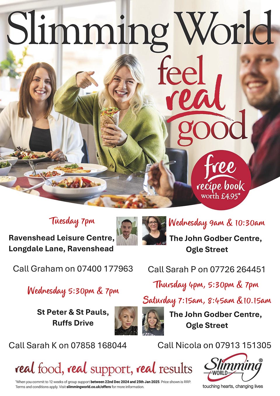 Slimming World Hucknall sponsor ad