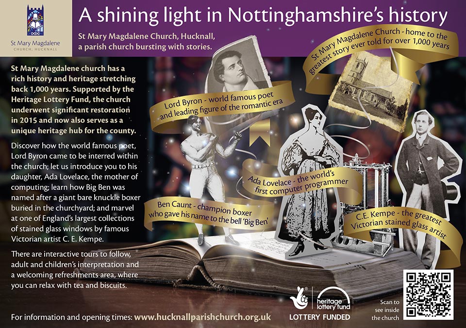 St Mary Magdalene Church Hucknall sponsor ad
