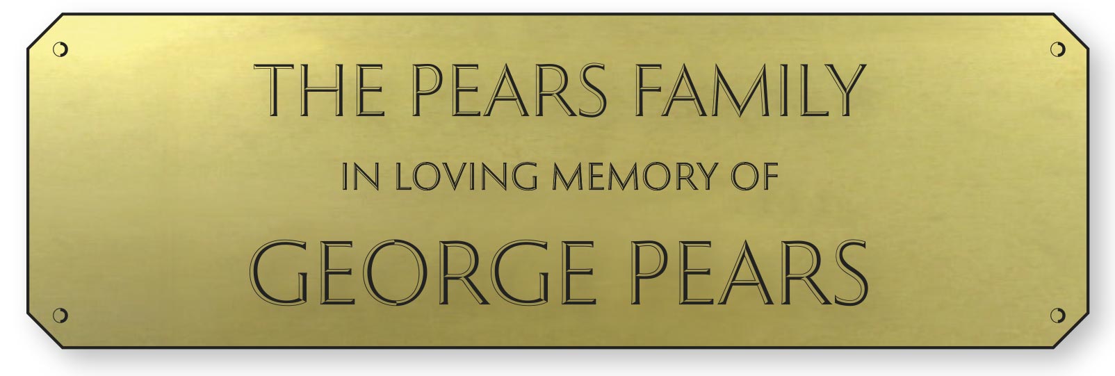 The Pears Family sponsor ad