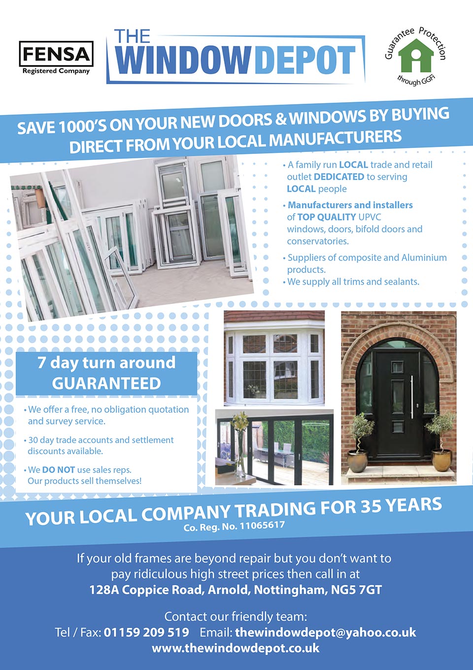 The Window Depot sponsor ad