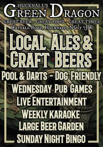 Hucknall's Green Dragon Pub